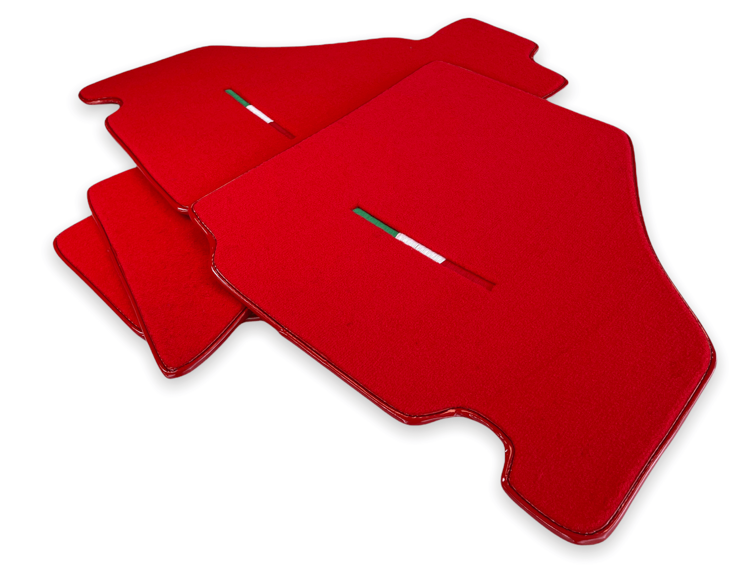 Floor Mats For Ferrari F430 2004-2009 Red Color IT Edition - Scuderia