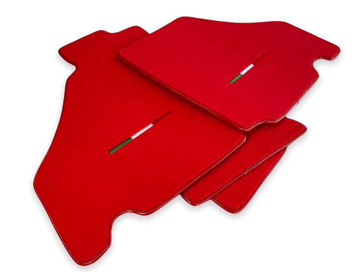 Floor Mats For Ferrari F430 2004-2009 Red Color IT Edition - Scuderia