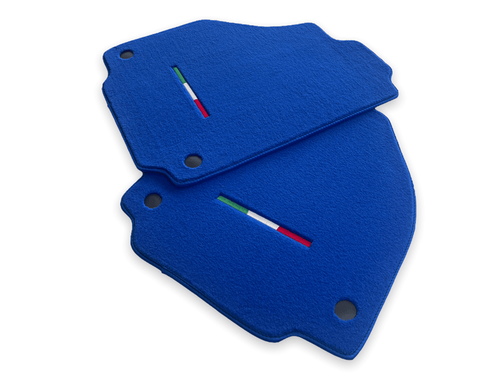 Floor Mats For Ferrari F8 Spider 2019-2022 Blue Italian Edition - Scuderia