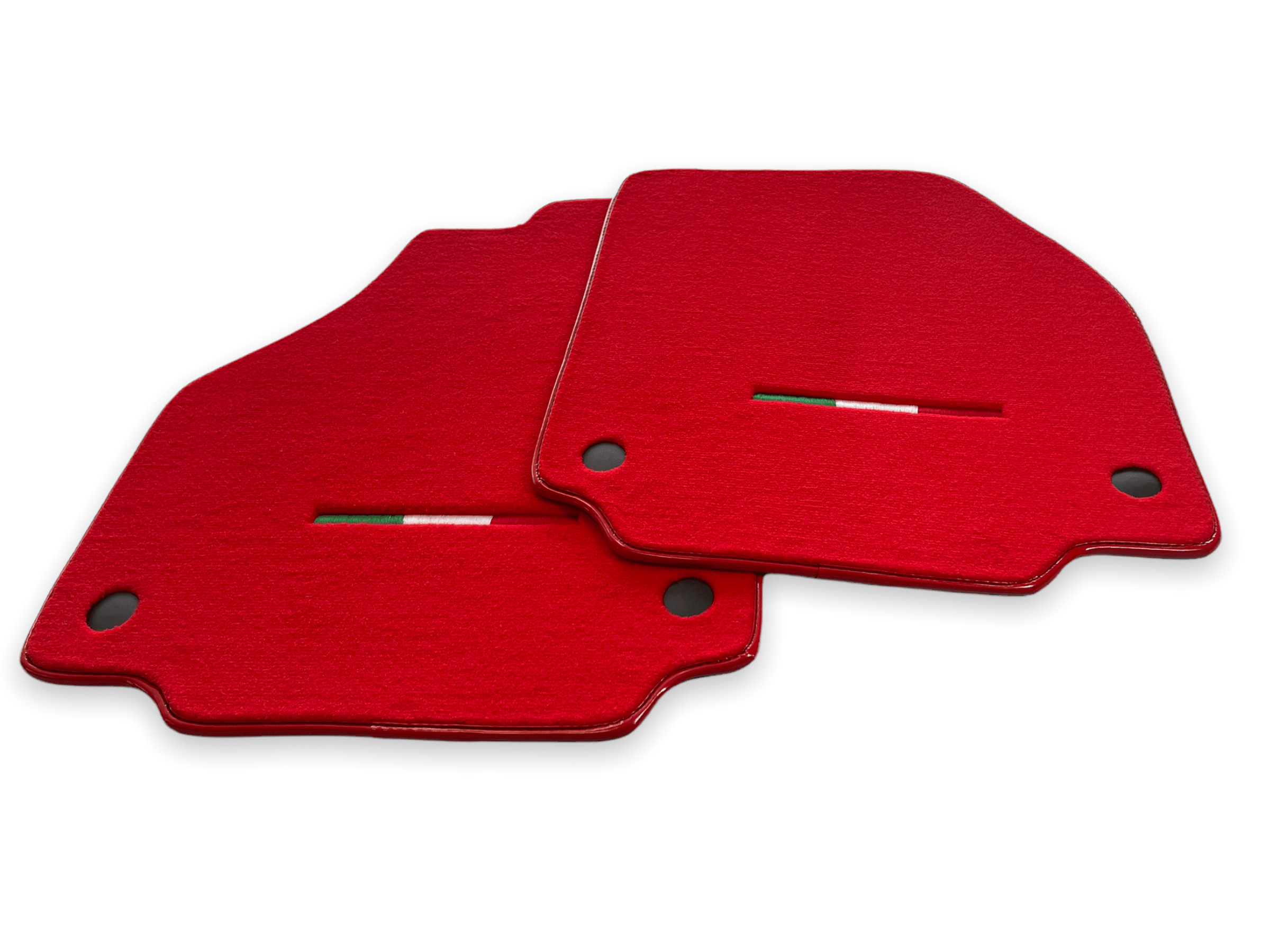 Floor Mats For Ferrari F8 Spider 2019-2022 Red Italian Edition - Scuderia