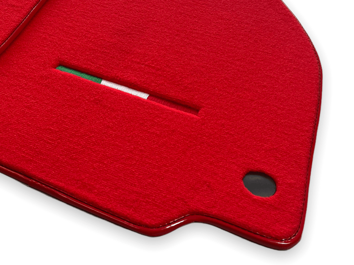 Floor Mats For Ferrari F8 Spider 2019-2022 Red Italian Edition - Scuderia