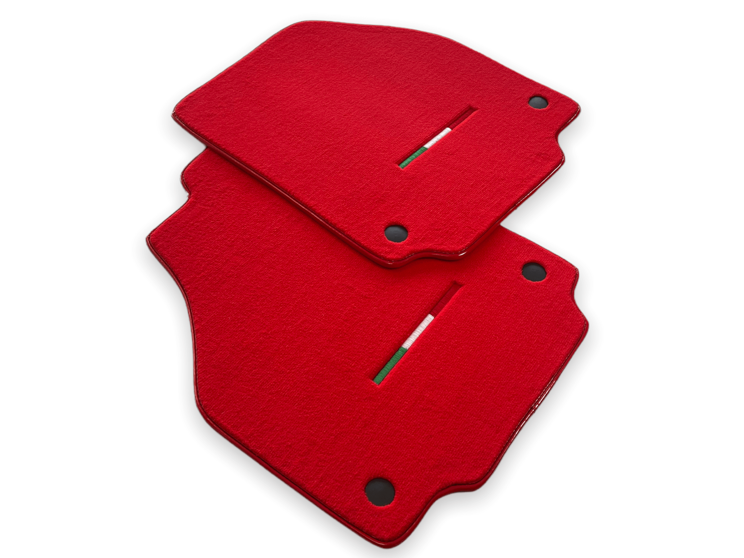 Floor Mats For Ferrari F8 Spider 2019-2022 Red Italian Edition - Scuderia