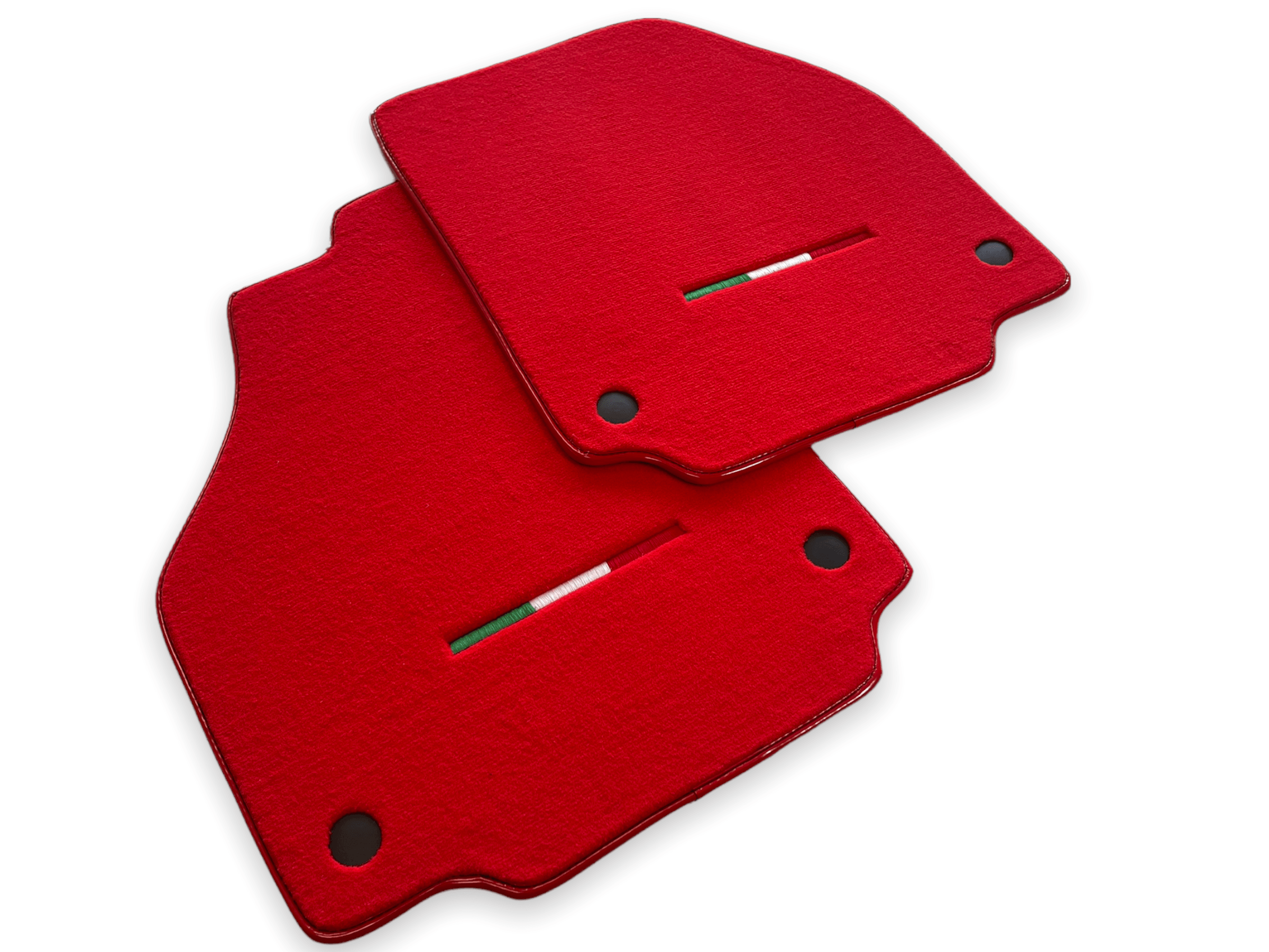 Floor Mats For Ferrari F8 Spider 2019-2022 Red Italian Edition - Scuderia