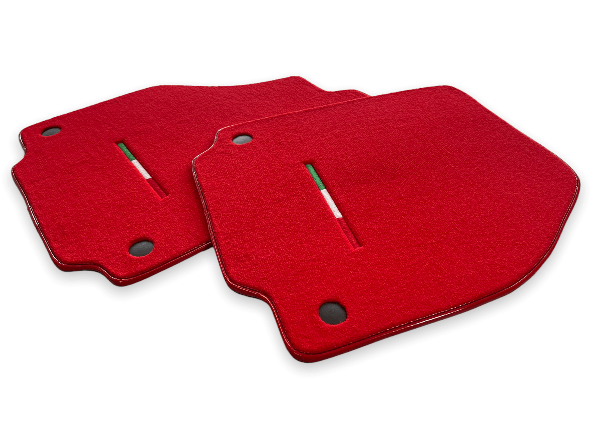 Floor Mats For Ferrari F8 Spider 2019-2022 Red Italian Edition - Scuderia