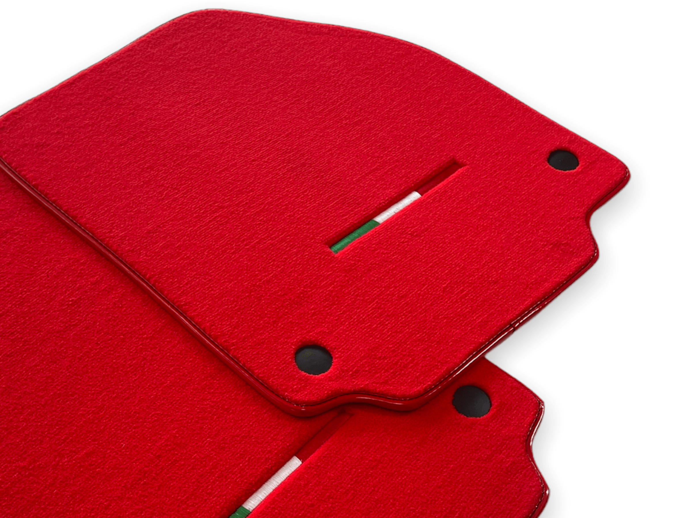 Floor Mats For Ferrari F8 Spider 2019-2022 Red Italian Edition - Scuderia