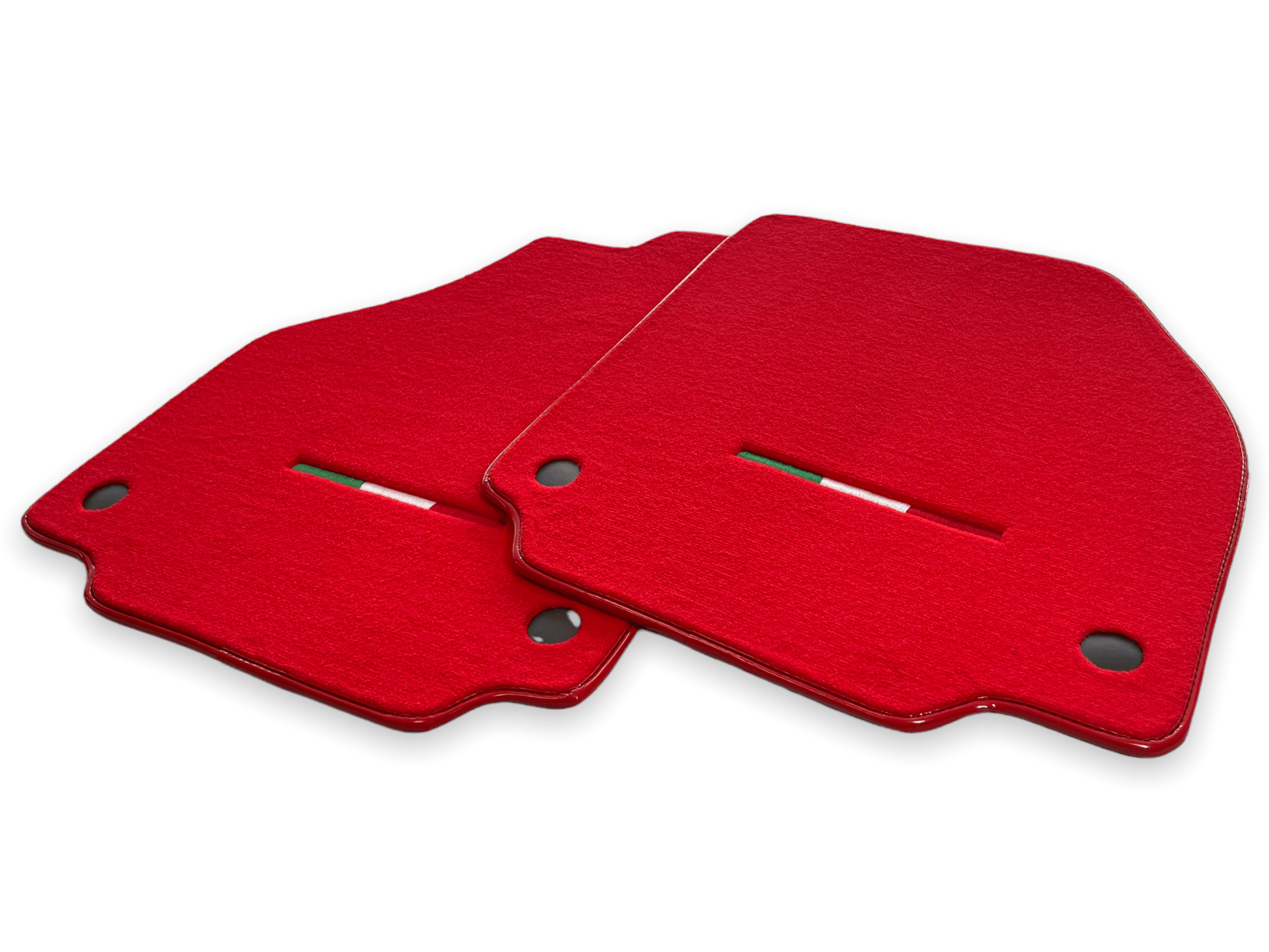 Floor Mats For Ferrari F8 Spider 2019-2022 Red Italian Edition - Scuderia