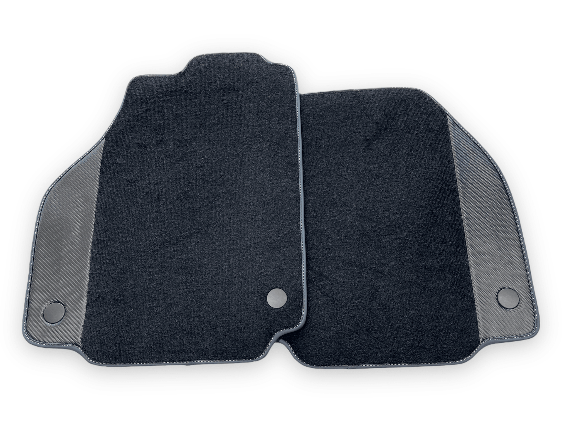 Car Mats For Ferrari F8 Spider 2019-2022 With Carbon Fiber Leather