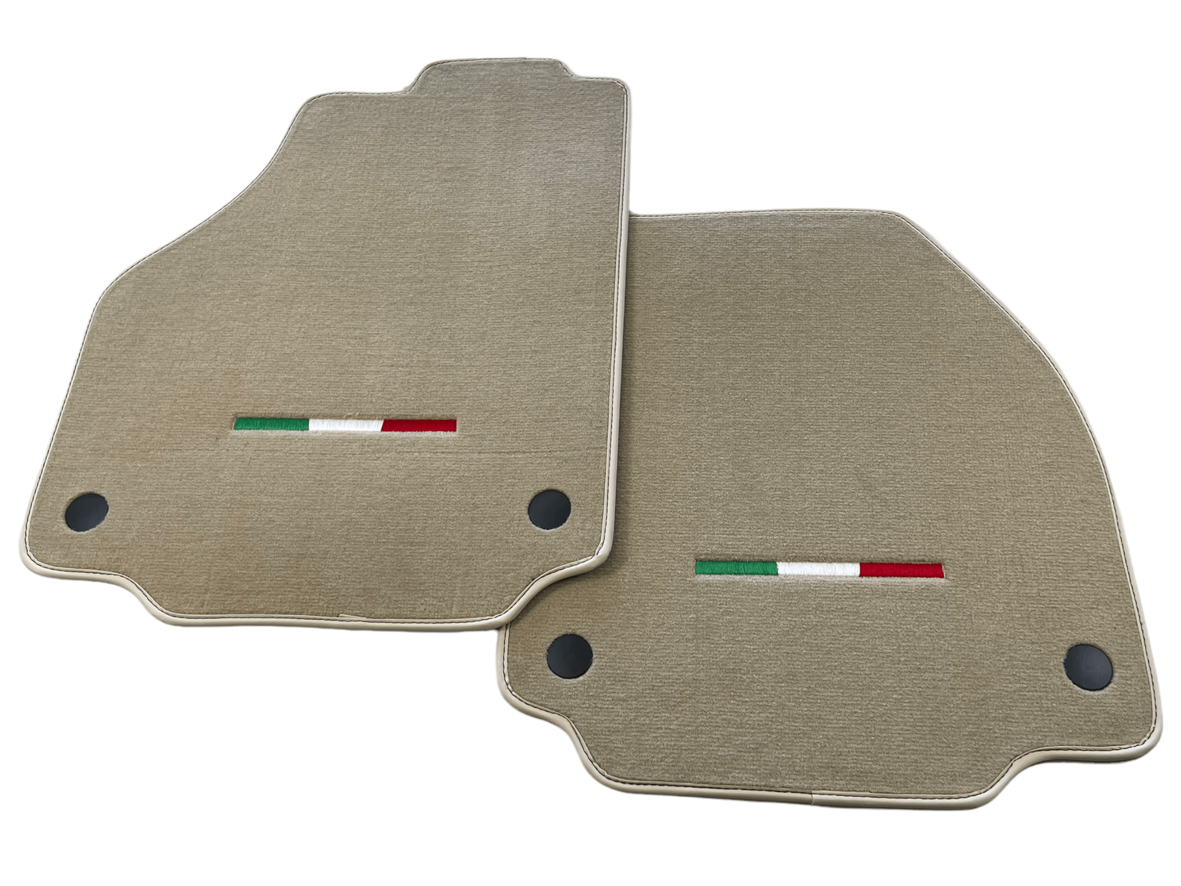 Floor Mats For Ferrari F8 Spider 2019-2023 Beige Italian Edition - Scuderia
