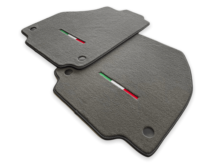 Floor Mats For Ferrari F8 Spider 2019-2023 Gray Italian Edition - Scuderia