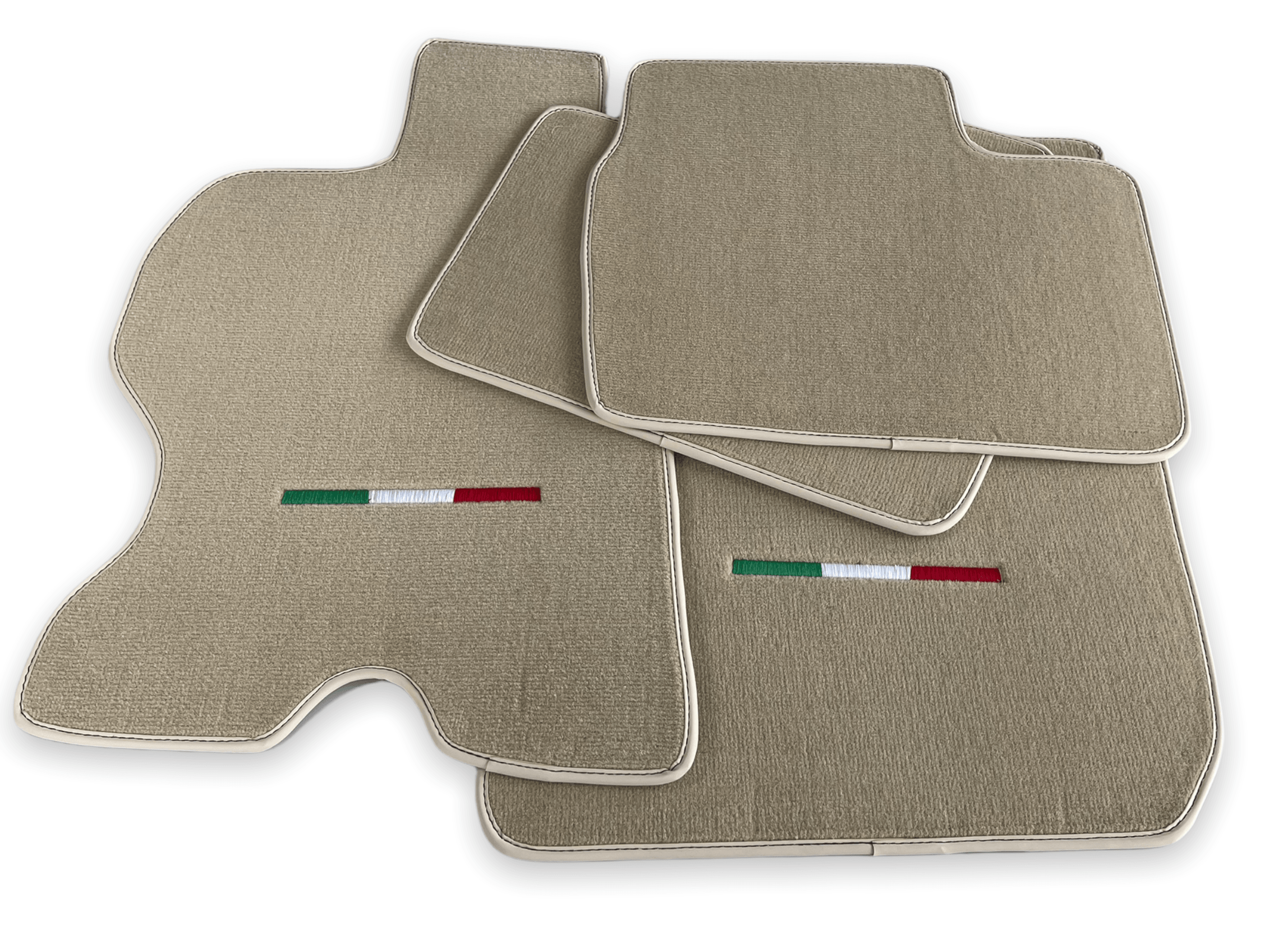 Floor Mats For Ferrari FF 2011-2016 Beige It Edition - Scuderia