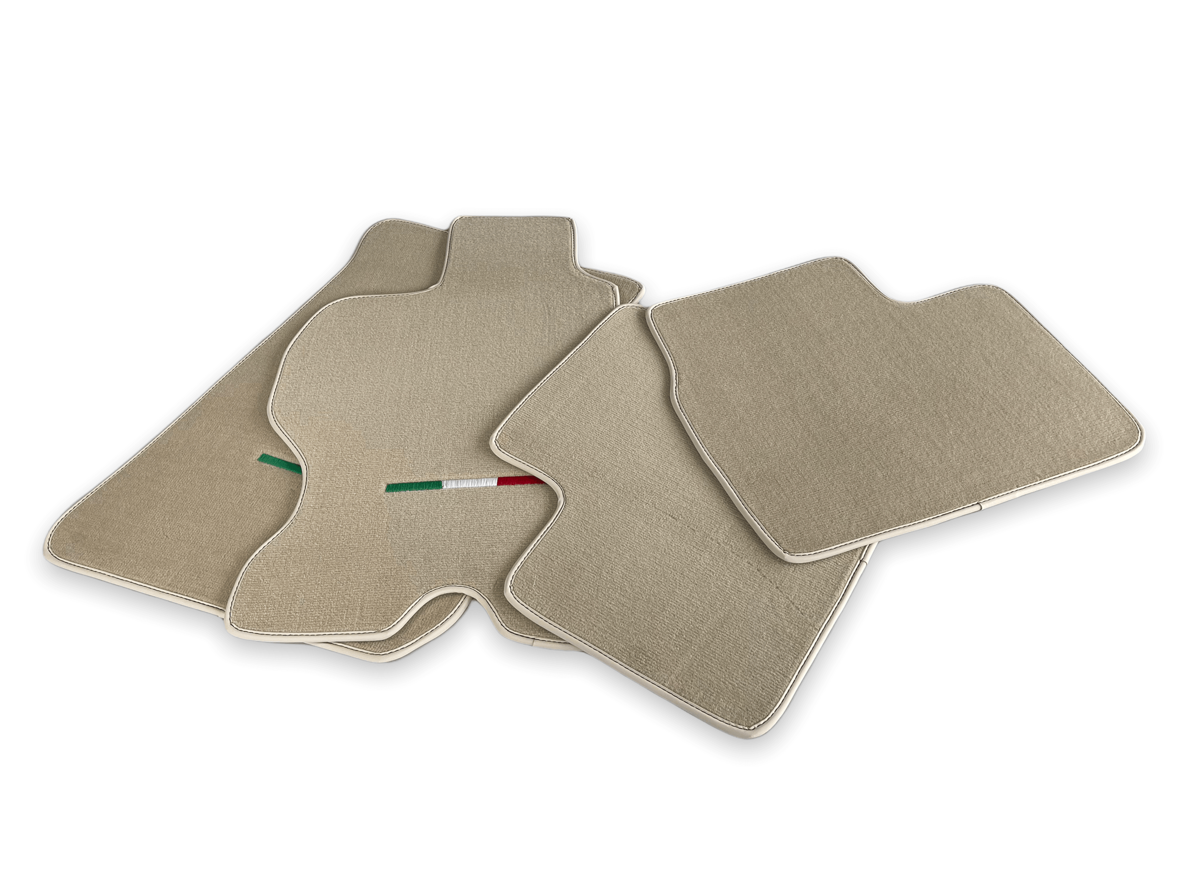 Floor Mats For Ferrari FF 2011-2016 Beige It Edition - Scuderia