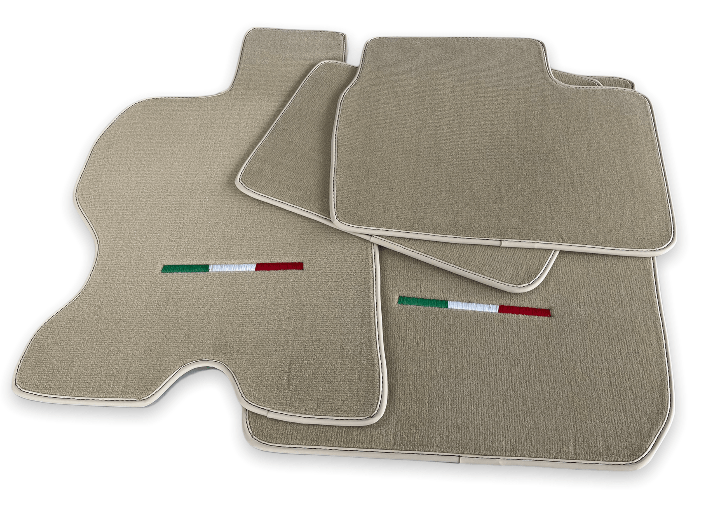 Floor Mats For Ferrari FF 2011-2016 Beige It Edition - Scuderia