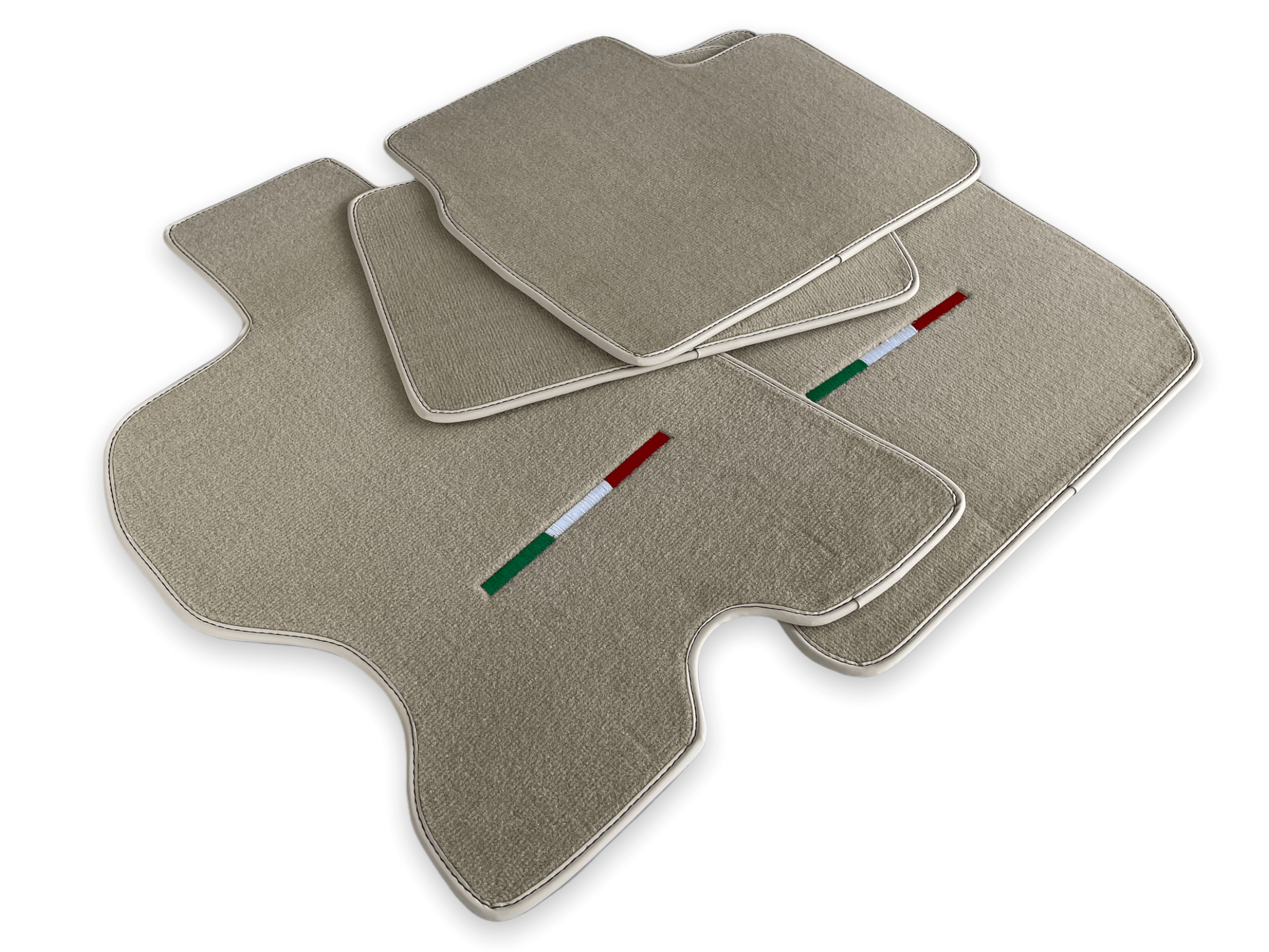 Floor Mats For Ferrari FF 2011-2016 Beige It Edition - Scuderia