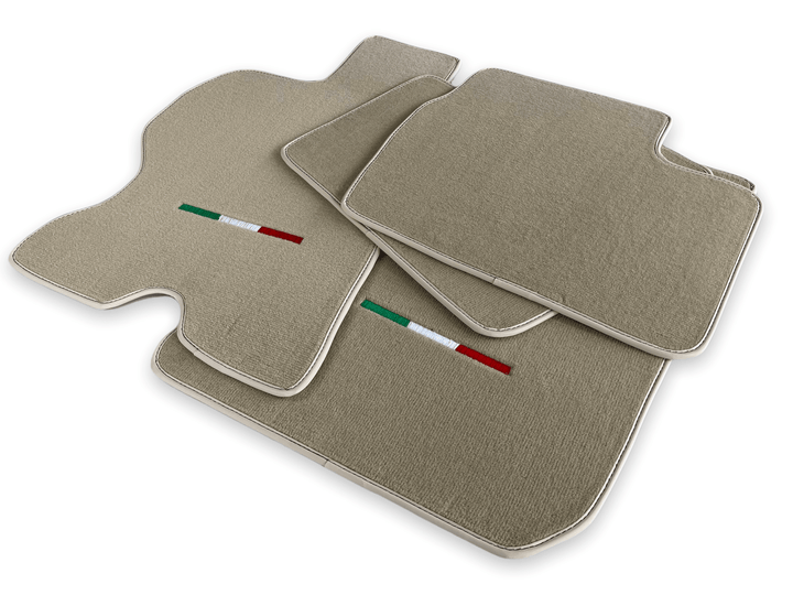 Floor Mats For Ferrari FF 2011-2016 Beige It Edition - Scuderia