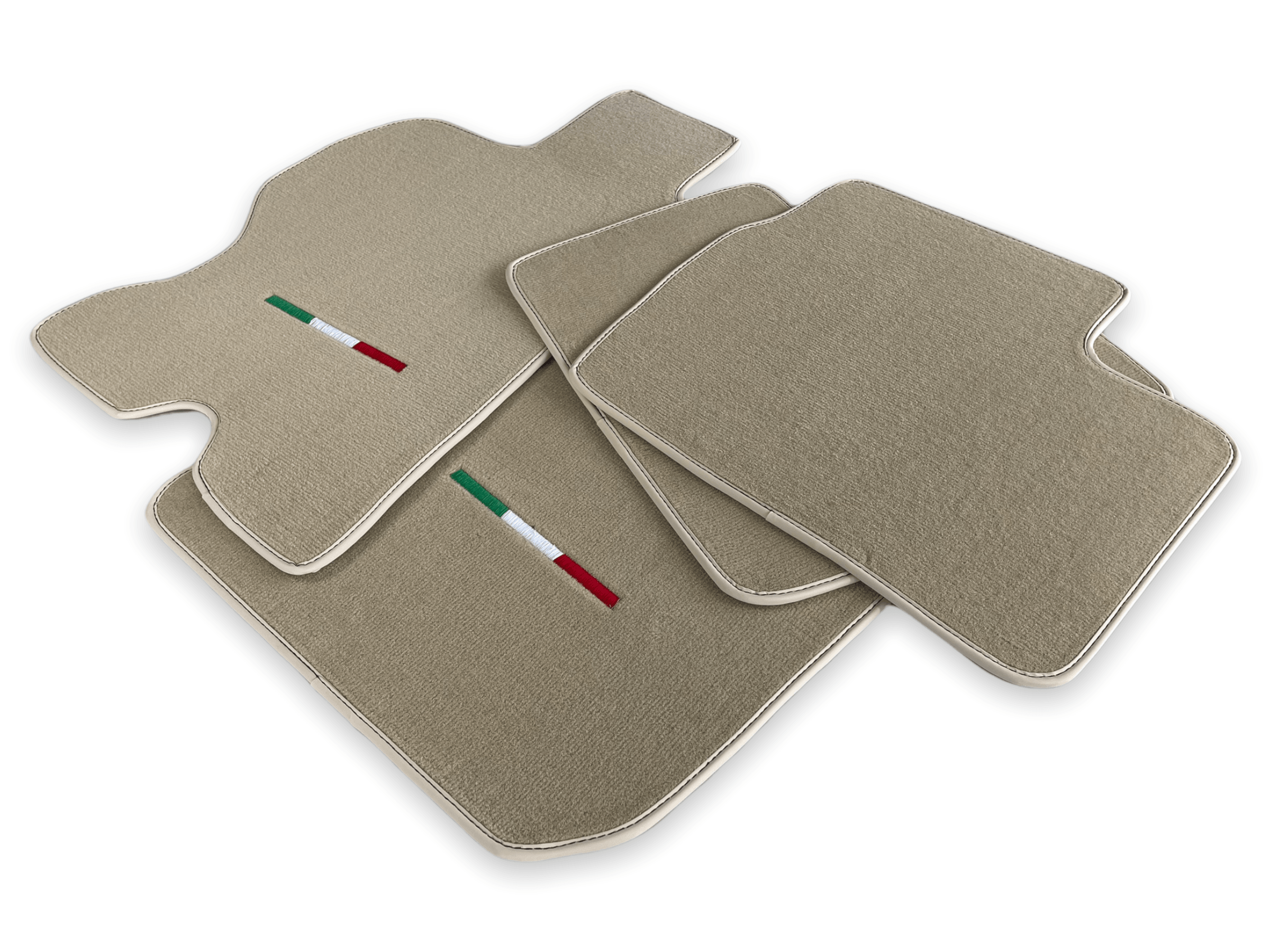 Floor Mats For Ferrari FF 2011-2016 Beige It Edition - Scuderia