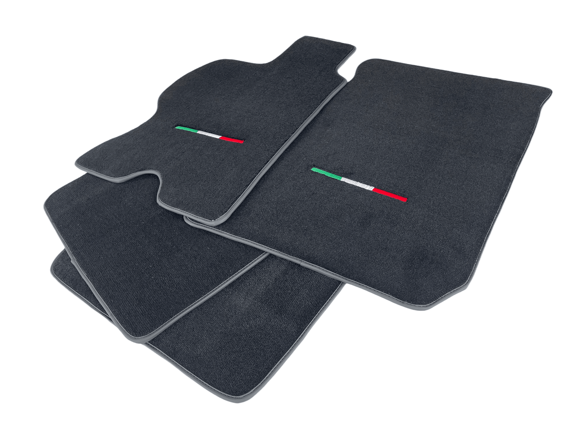 Floor Mats For Ferrari FF 2011-2016 Black IT Edition - Scuderia