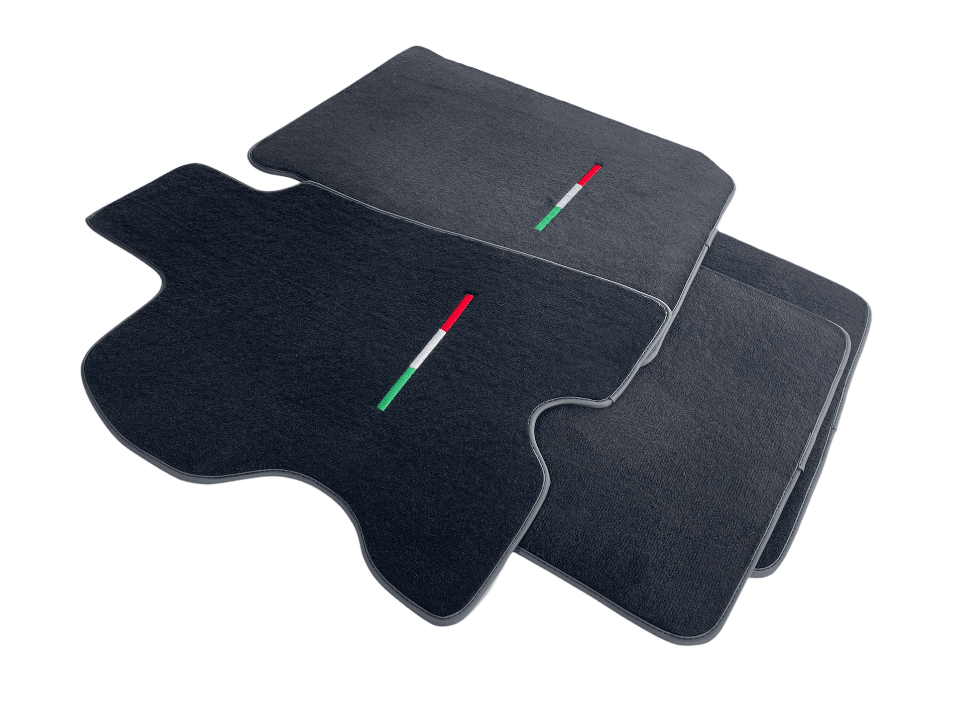 Floor Mats For Ferrari FF 2011-2016 Black IT Edition - Scuderia