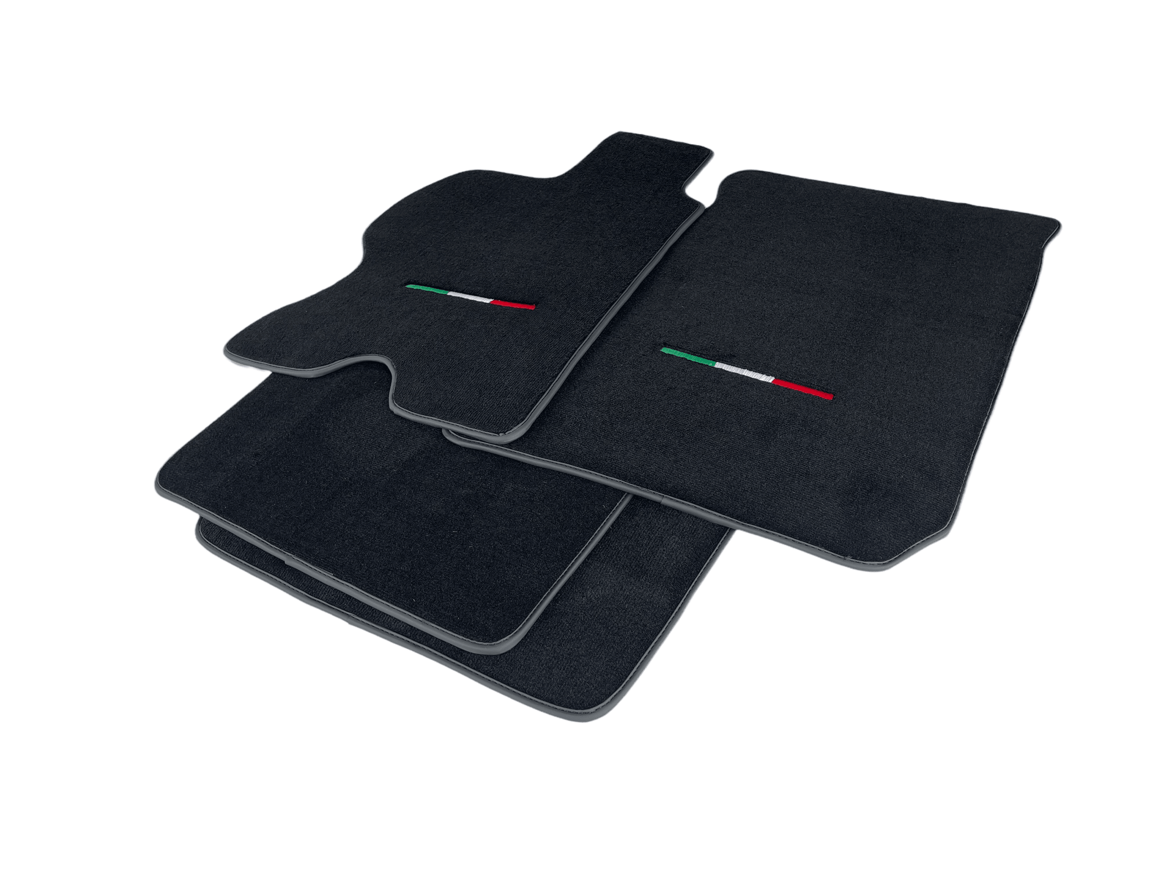 Floor Mats For Ferrari FF 2011-2016 Black IT Edition - Scuderia