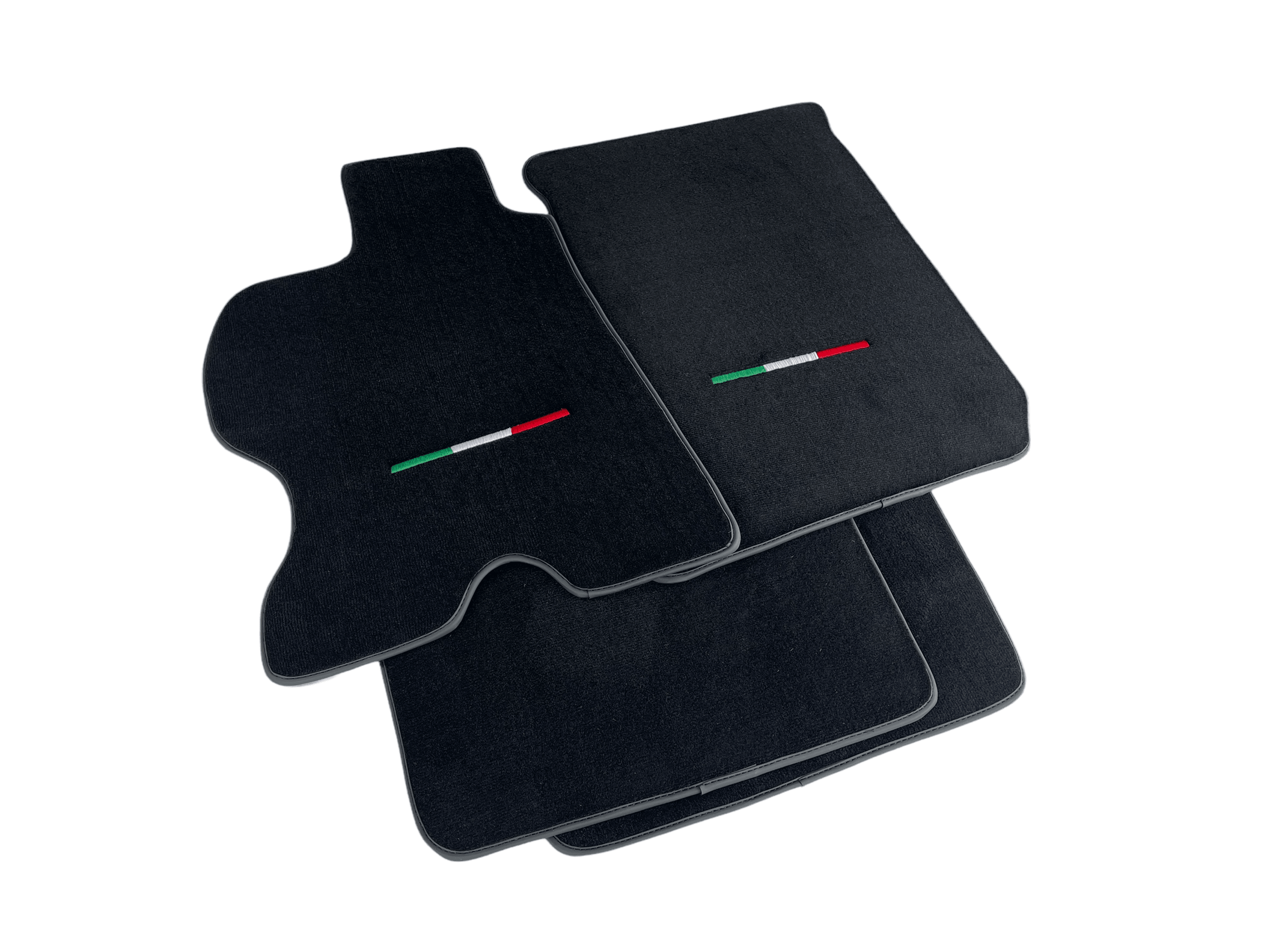 Floor Mats For Ferrari FF 2011-2016 Black IT Edition - Scuderia