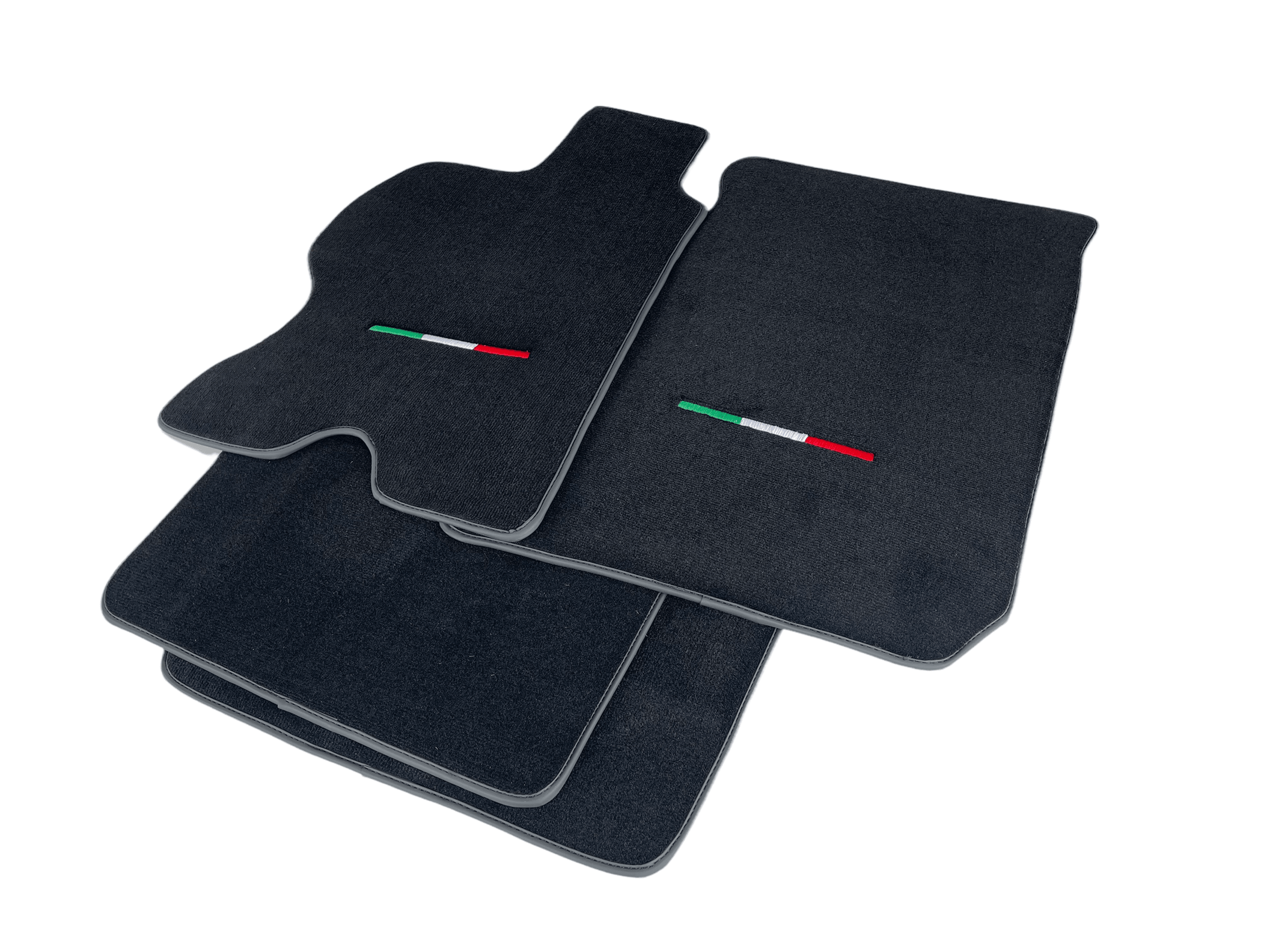 Floor Mats For Ferrari FF 2011-2016 Black IT Edition - Scuderia