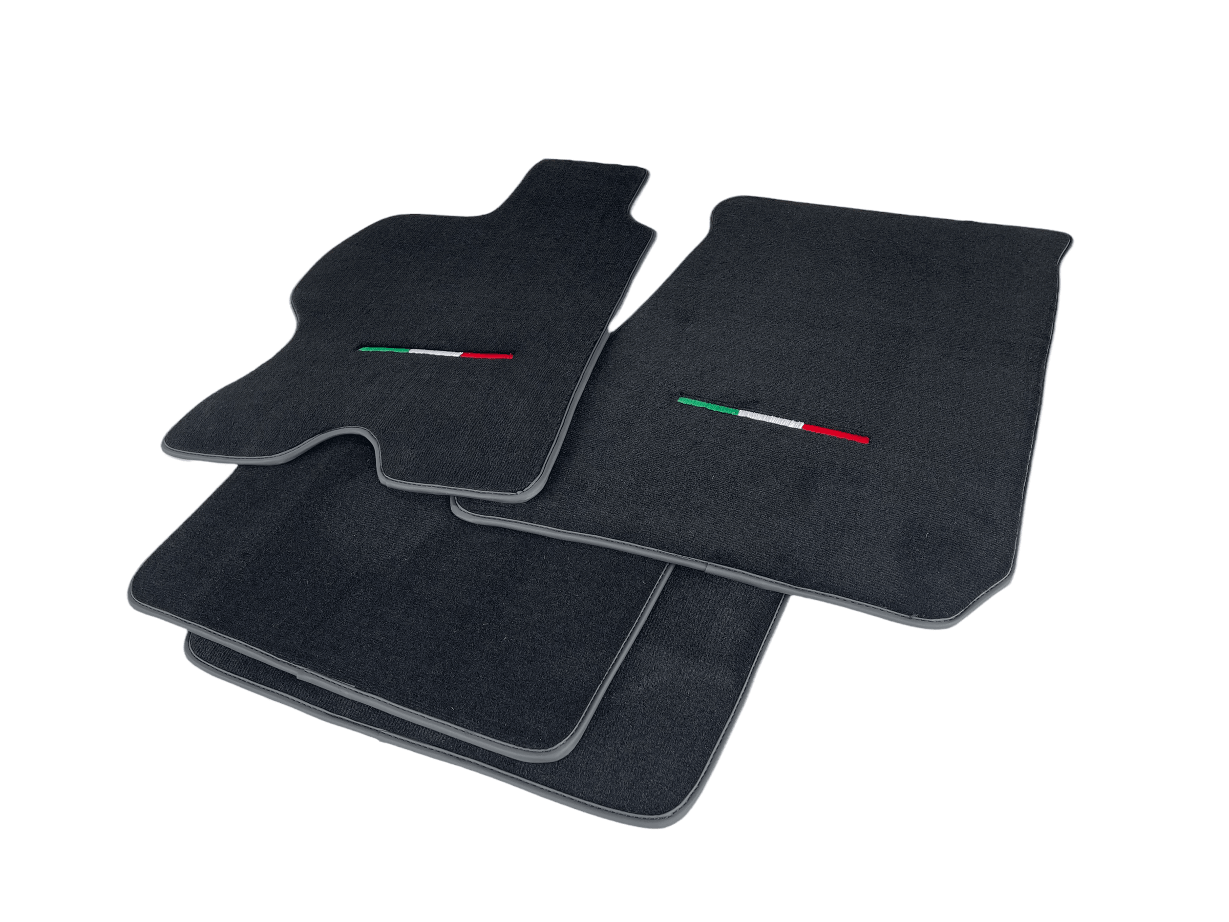 Floor Mats For Ferrari FF 2011-2016 Black IT Edition - Scuderia