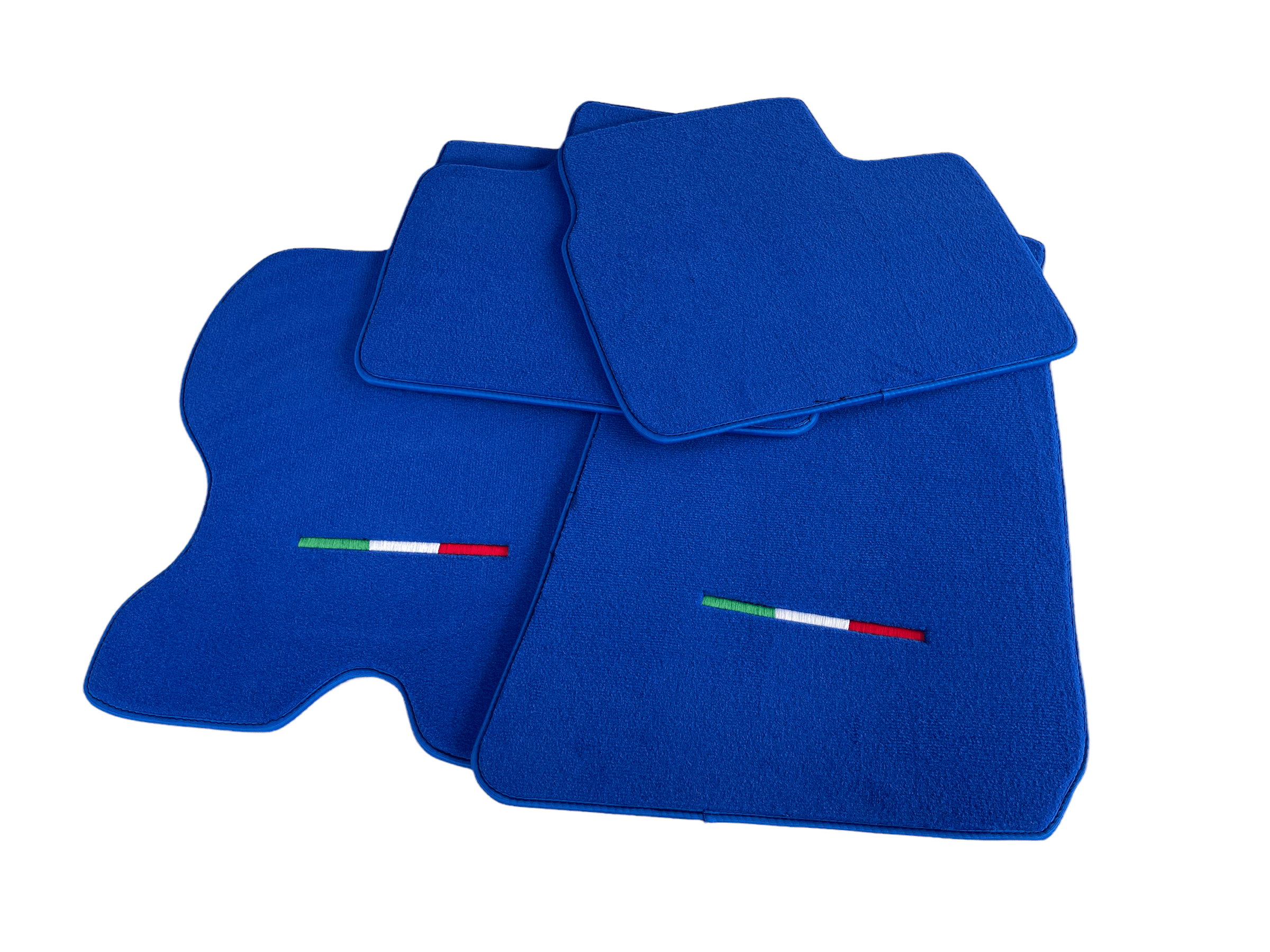 Floor Mats For Ferrari FF 2011-2016 Blue Italy Edition - Scuderia