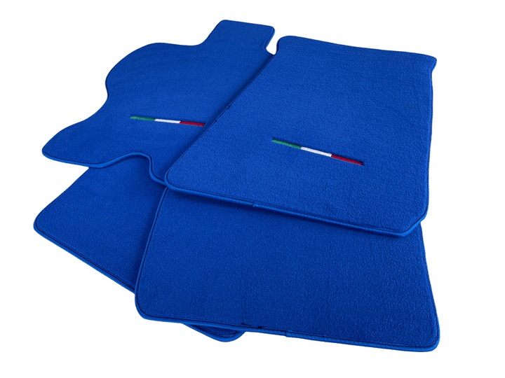 Floor Mats For Ferrari FF 2011-2016 Blue Italy Edition - Scuderia