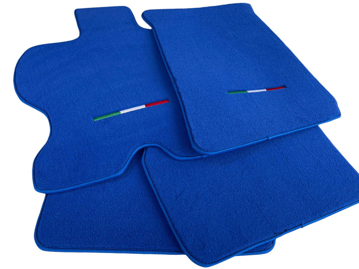 Floor Mats For Ferrari FF 2011-2016 Blue Italy Edition - Scuderia