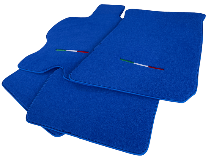 Floor Mats For Ferrari FF 2011-2016 Blue Italy Edition - Scuderia