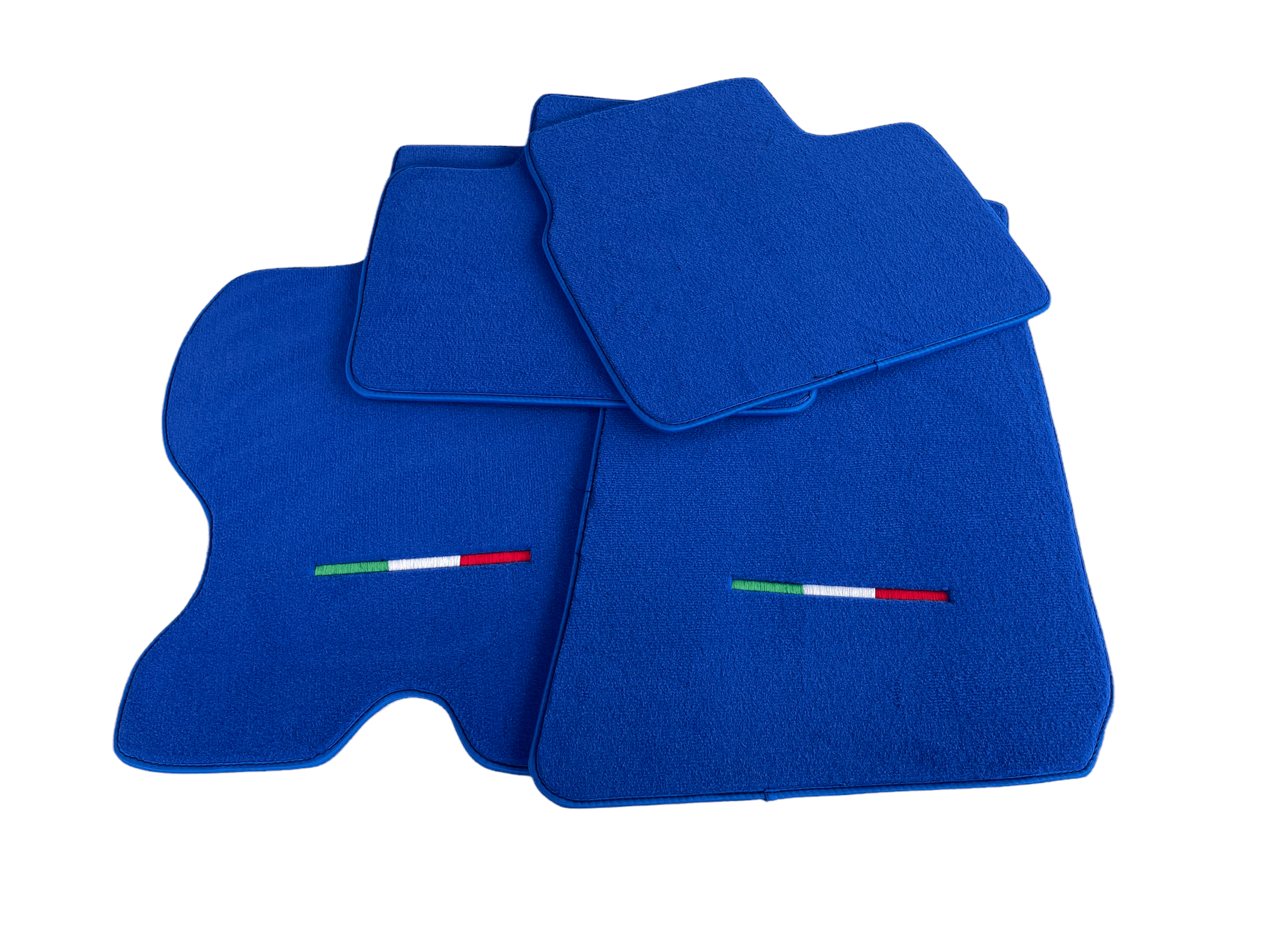 Floor Mats For Ferrari FF 2011-2016 Blue Italy Edition - Scuderia