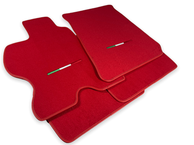 Floor Mats For Ferrari FF 2011-2016 RED Italy Edition - Scuderia