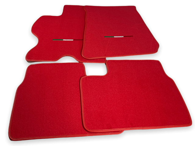 Floor Mats For Ferrari FF 2011-2016 RED Italy Edition - Scuderia