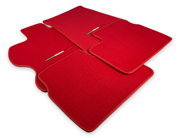 Floor Mats For Ferrari FF 2011-2016 RED Italy Edition - Scuderia