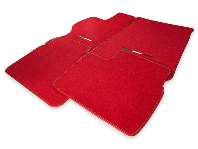 Floor Mats For Ferrari FF 2011-2016 RED Italy Edition - Scuderia