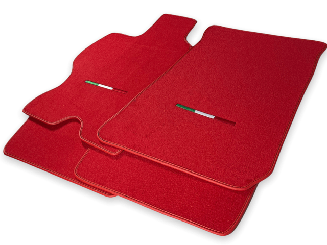 Floor Mats For Ferrari FF 2011-2016 RED Italy Edition - Scuderia