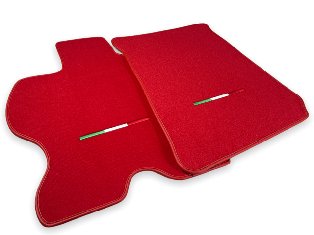 Floor Mats For Ferrari FF 2011-2016 RED Italy Edition - Scuderia