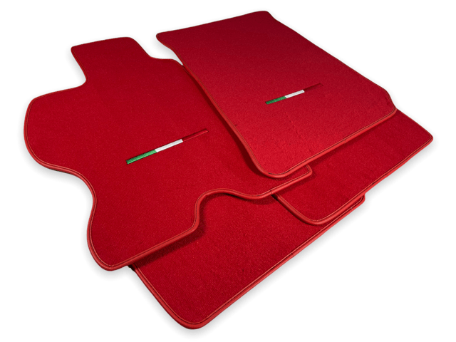 Floor Mats For Ferrari FF 2011-2016 RED Italy Edition - Scuderia