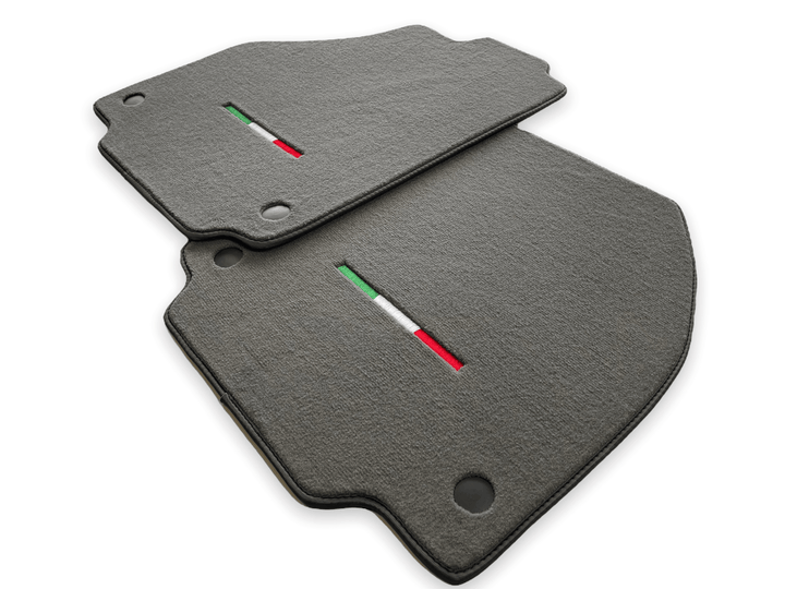 Floor Mats For Ferrari Spider 2012-2015 Gray Scuderia Brand Italian Edition - Scuderia