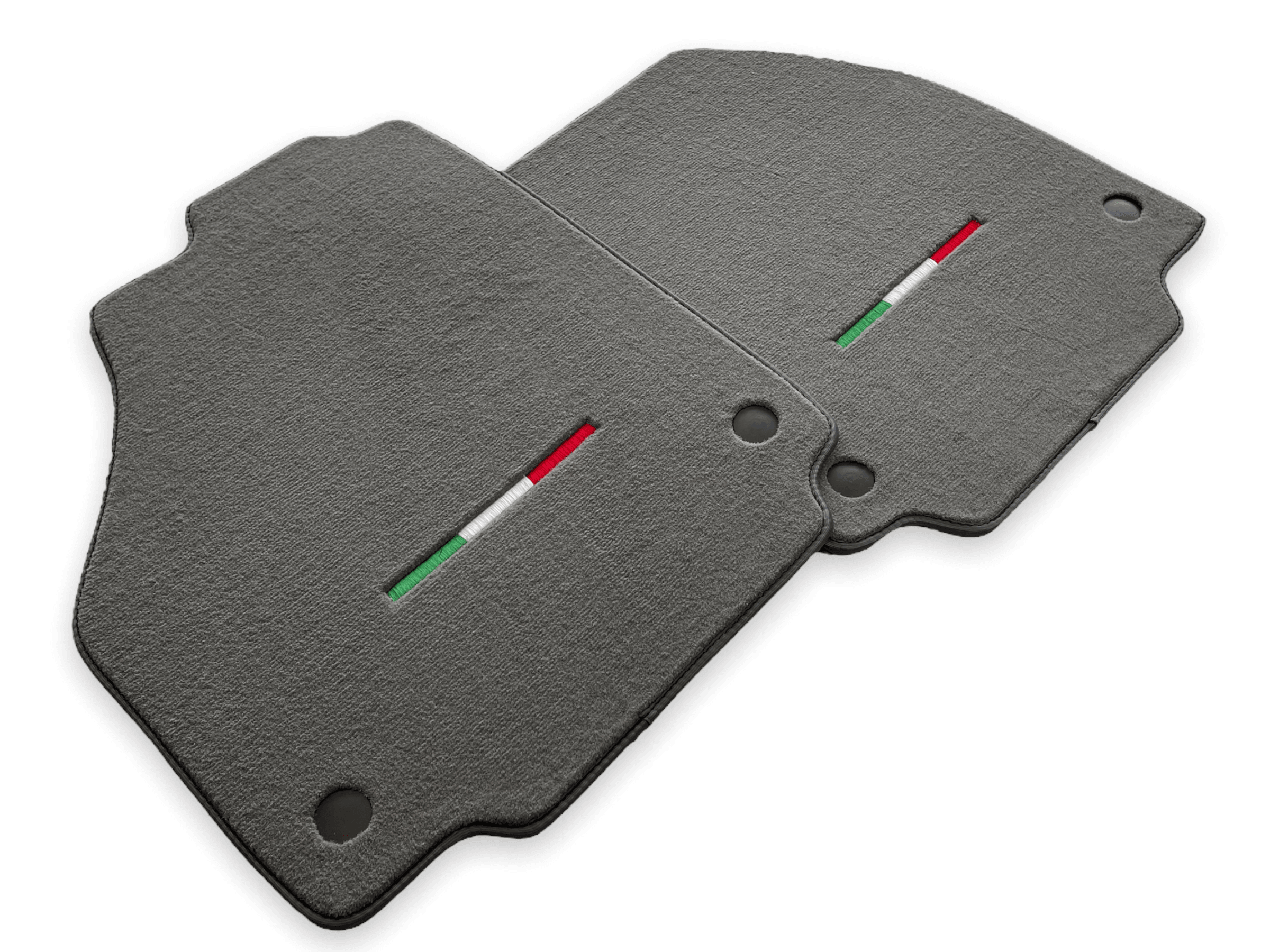 Floor Mats For Ferrari Spider 2012-2015 Gray Scuderia Brand Italian Edition - Scuderia