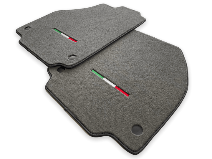 Floor Mats For Ferrari Spider 2012-2015 Gray Scuderia Brand Italian Edition - Scuderia