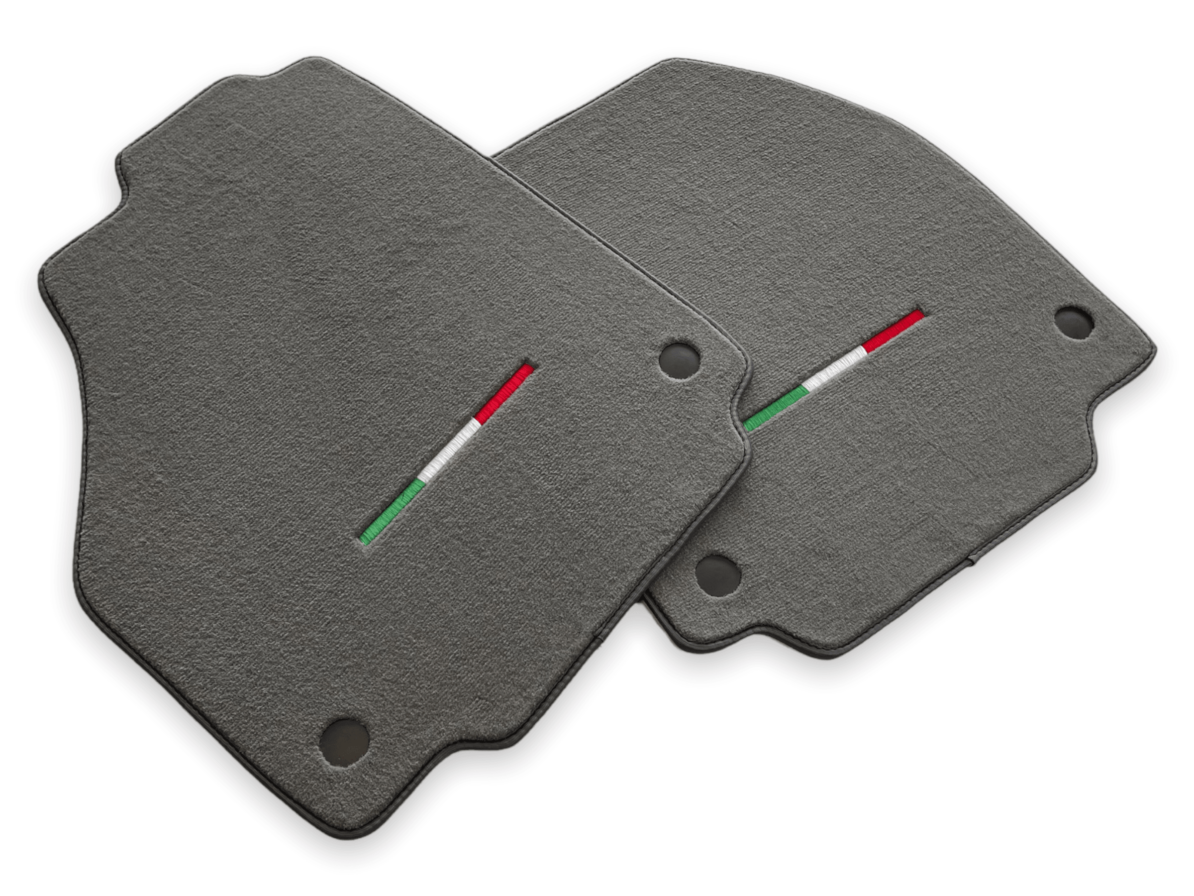 Floor Mats For Ferrari Spider 2012-2015 Gray Scuderia Brand Italian Edition - Scuderia