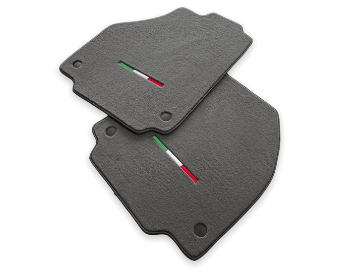 Floor Mats For Ferrari Spider 2012-2015 Gray Scuderia Brand Italian Edition - Scuderia