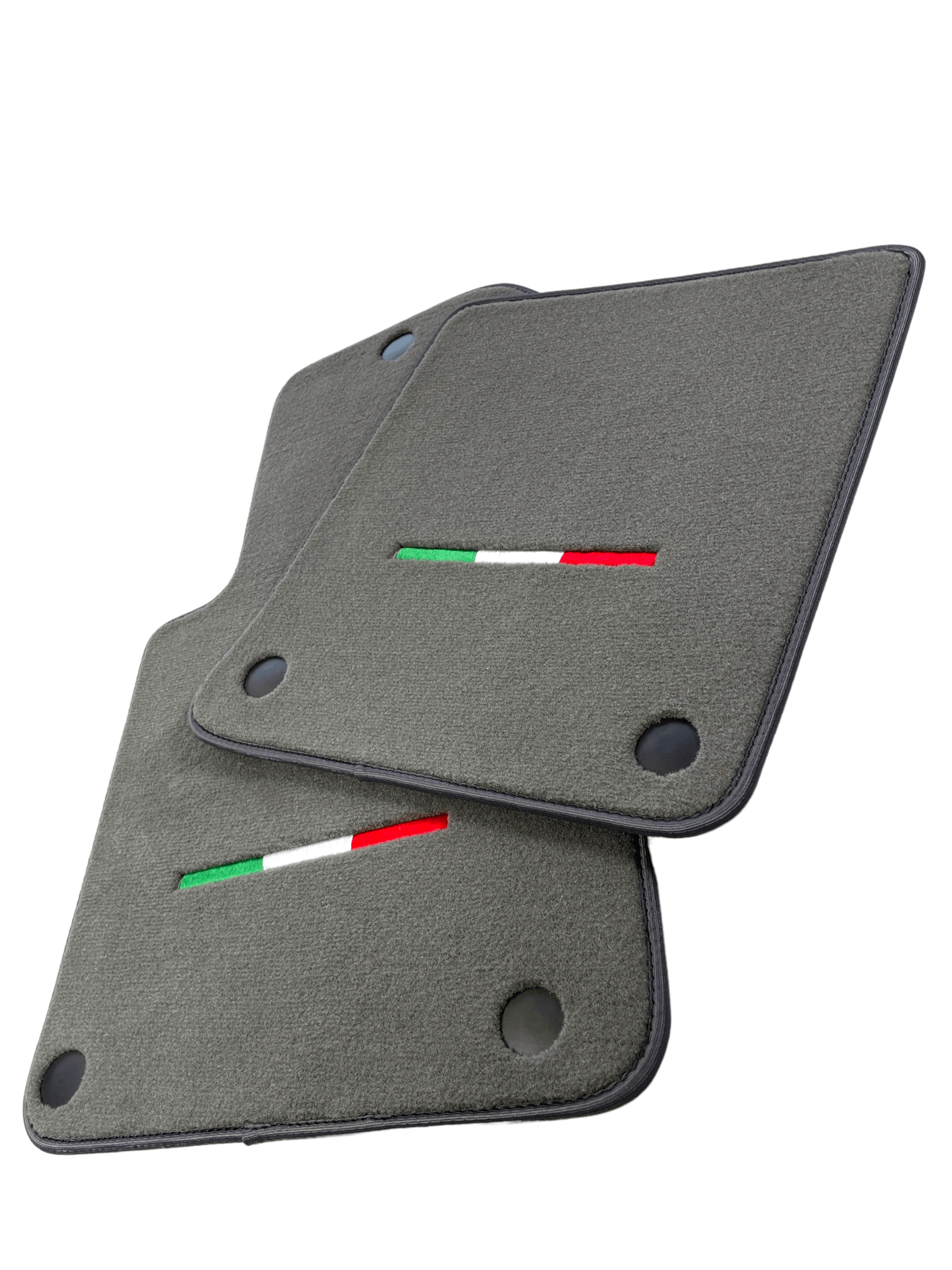 Gray Floor Mats For Ferrari 599 Coupe 2006-2012 Italian Edition - Scuderia