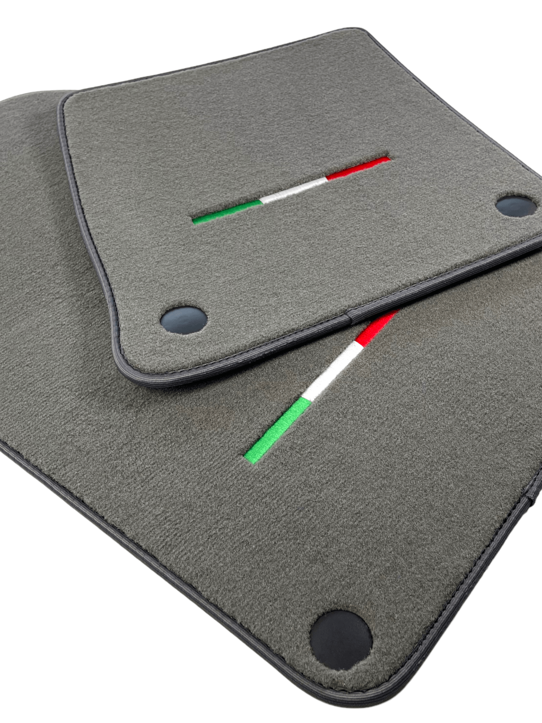 Gray Floor Mats For Ferrari 599 Coupe 2006-2012 Italian Edition - Scuderia