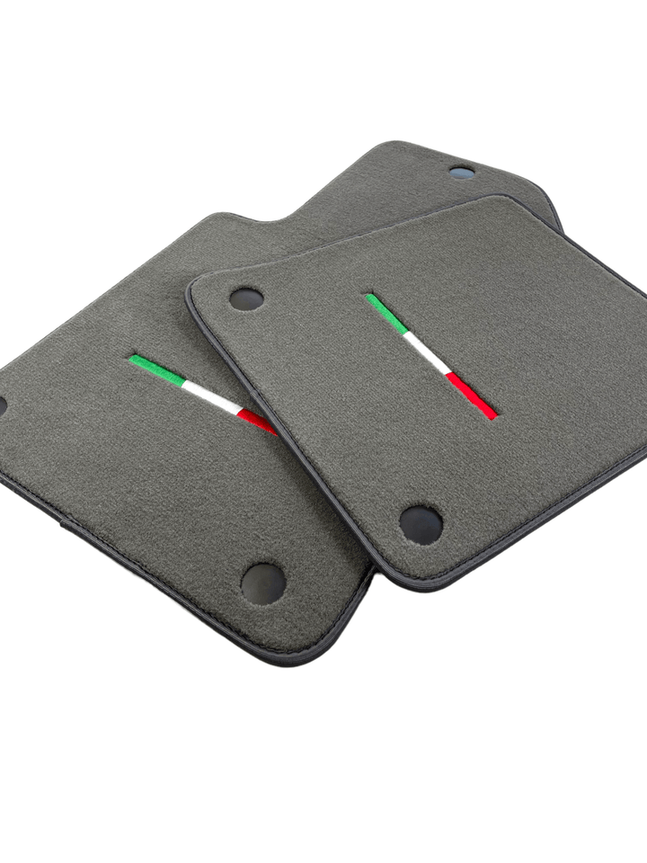 Gray Floor Mats For Ferrari 599 Coupe 2006-2012 Italian Edition - Scuderia