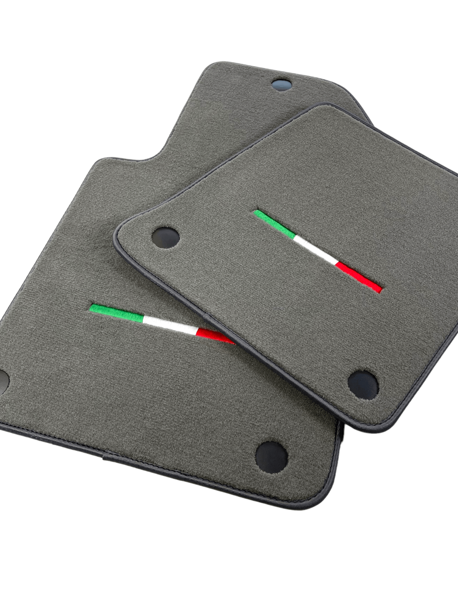 Gray Floor Mats For Ferrari 599 Coupe 2006-2012 Italian Edition - Scuderia