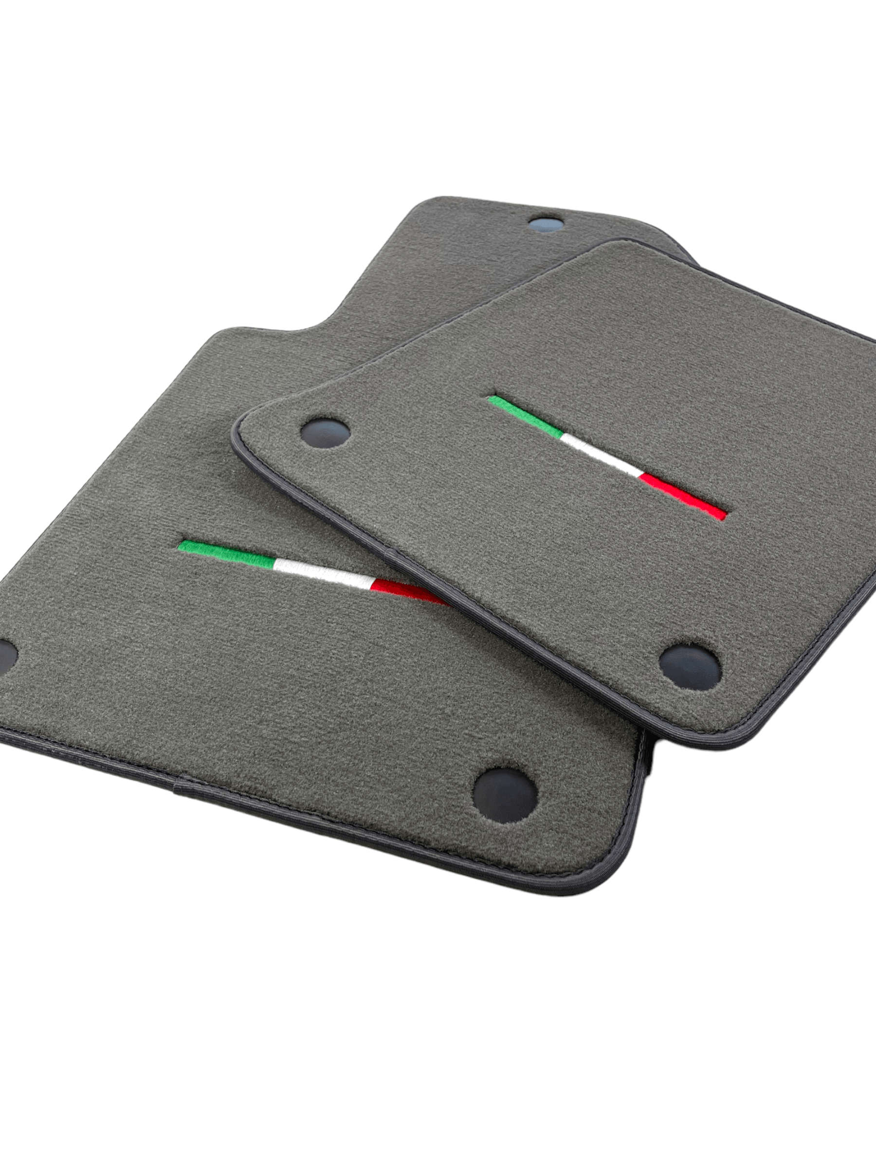 Gray Floor Mats For Ferrari 599 Coupe 2006-2012 Italian Edition - Scuderia