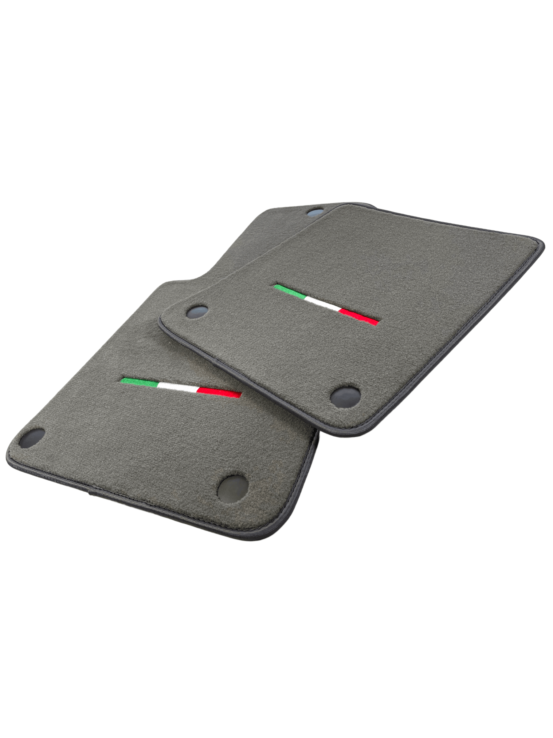 Gray Floor Mats For Ferrari 599 Coupe 2006-2012 Italian Edition - Scuderia