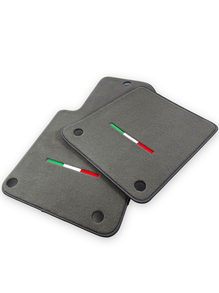 Gray Floor Mats For Ferrari 599 Coupe 2006-2012 Italian Edition - Scuderia