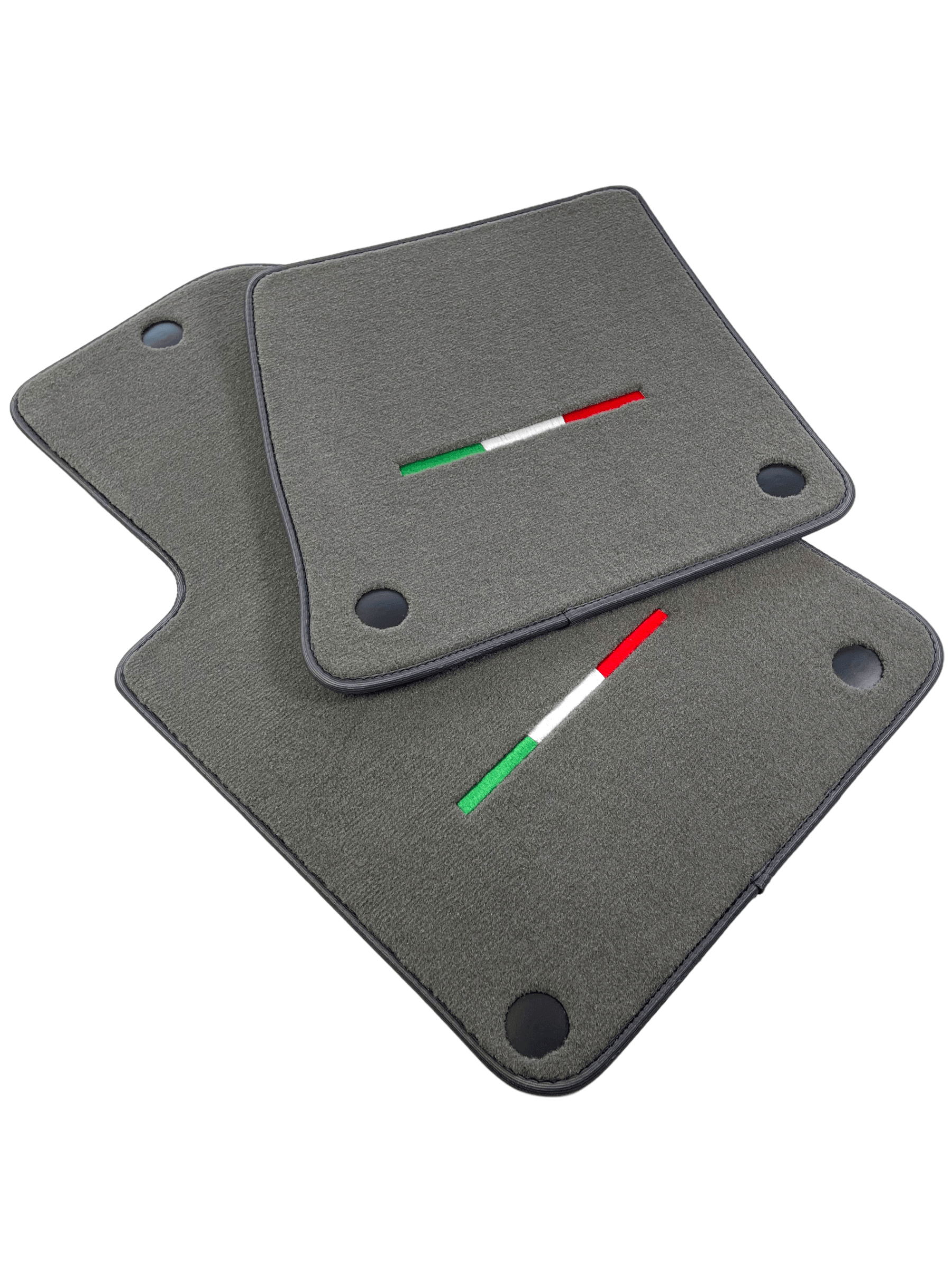 Gray Floor Mats For Ferrari 599 Coupe 2006-2012 Italian Edition - Scuderia